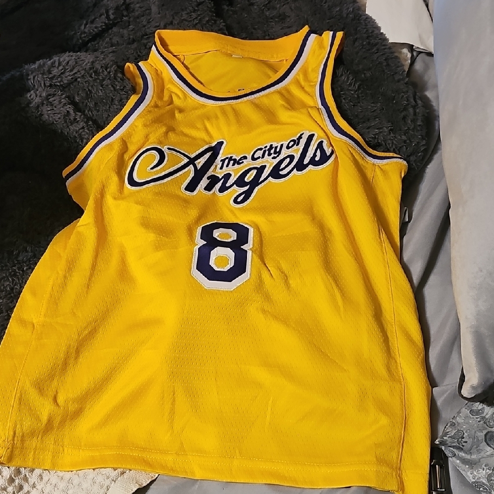 Yellow City of Angels Basketball Jersey